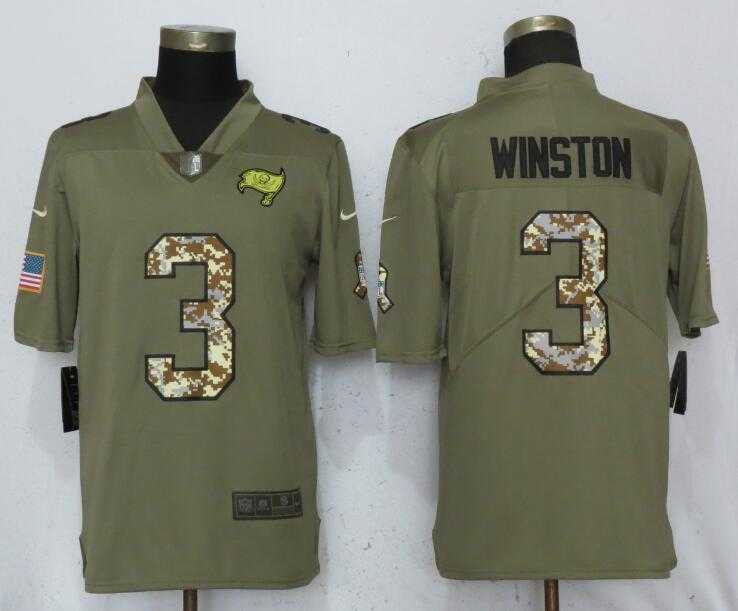 Nike Buccaneers 3 Jameis Winston Olive Camo Salute To Service Limited Jersey,We sell and wholesale Nike Buccaneers 3 Jameis Winston Olive Camo Salute To Service Limited Jersey on line form chian!